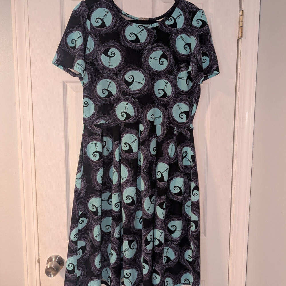 Lularoe NBC Jack Skellington Amelia Dress